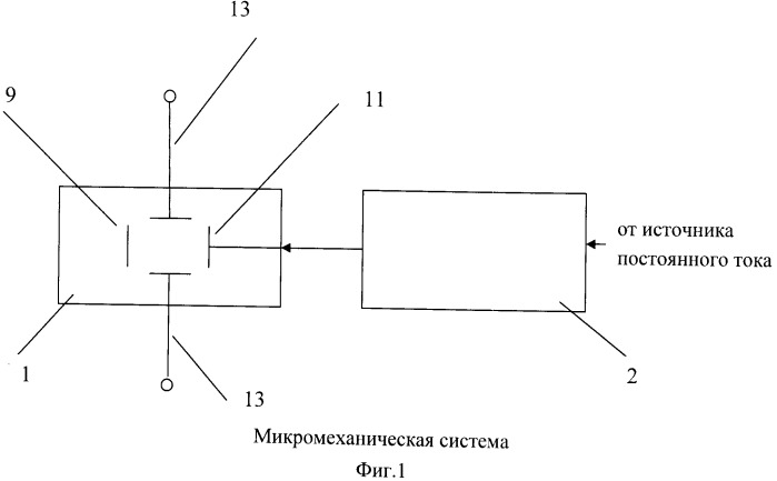 Микромеханическая система (патент 2522878)