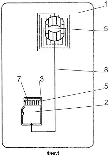 Подложка карты памяти, способ первичного сохранения данных на карту памяти (патент 2575984)