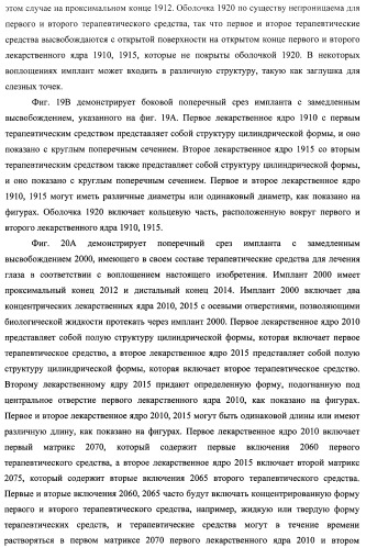 Лекарственные ядра для замедленного высвобождения терапевтических средств (патент 2478366)