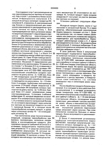 Способ обработки зерна и крупы и устройство для его осуществления (патент 2004969)