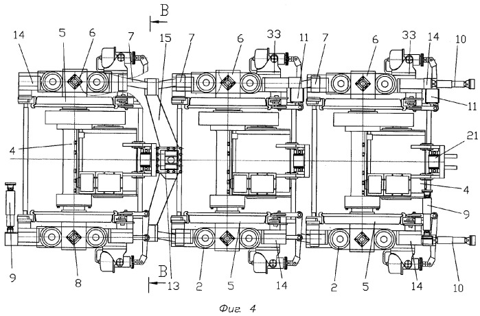 Железнодорожное тяговое транспортное средство с трехосными безрамными тележками (варианты) (патент 2279366)