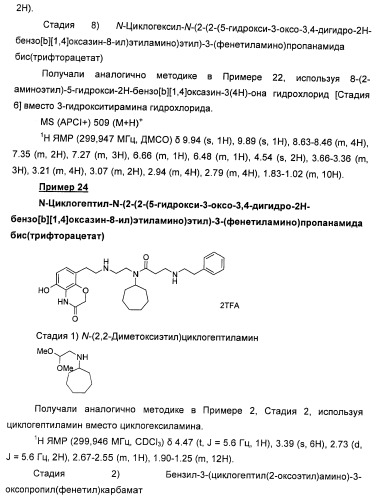 Аминные производные и их применение в бета-2-адренорецептор-опосредованных заболеваниях (патент 2472783)