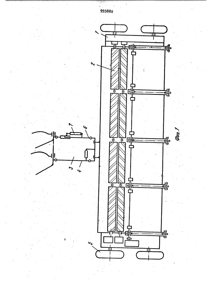 Передвижная установка для обработки заготовленного леса (патент 993880)