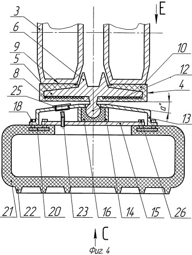 Движитель гусеничный пневмотраковый (патент 2490159)