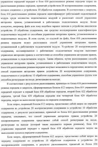 Устройство воспроизведения содержания, способы и программы управления воспроизведением содержания (патент 2310908)