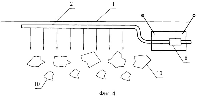 Способ отгона льда от причальных сооружений (патент 2453656)