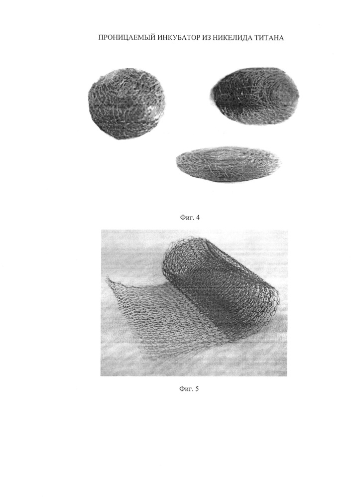 Проницаемый инкубатор из никелида титана (патент 2638819)