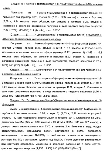 Производные ацетиленил-пиразоло-пиримидина в качестве антагонистов mglur2 (патент 2412943)