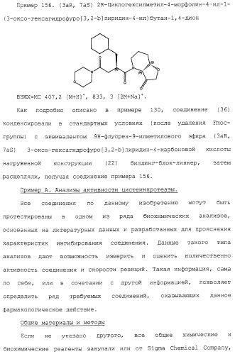 Ингибиторы крузипаина и других цистеинпротеаз (патент 2329266)