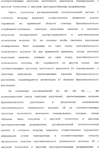Распределенный оптоволоконный датчик (патент 2346235)