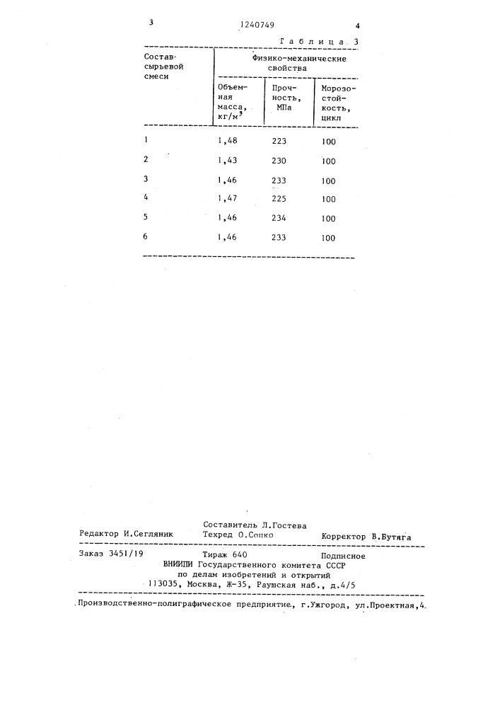 Сырьевая смесь для изготовления строительного кирпича (патент 1240749)