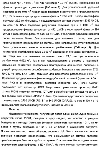 Фитаза debaryomyces castellii (патент 2421519)