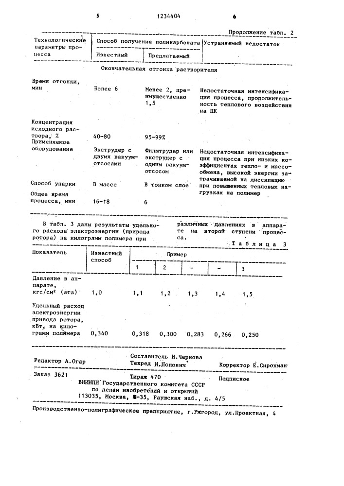 Способ выделения поликарбоната из раствора (патент 1234404)