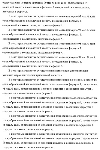 Кристаллические и другие формы солей, образованных из молочной кислоты и 4-амино-5-фтор-3-[6-(4-метилпиперазин-1-ил)-1н-бензимидазол-2-ил]-1н-хинолин-2-она (патент 2425041)