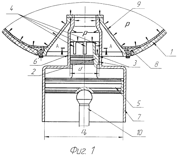 Стенд для испытаний корпусов типа "кокон" ракетных двигателей на твердом топливе на внутреннее давление (патент 2554695)