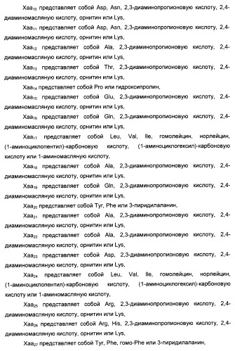 Длительно действующие агонисты рецепторов y2 и(или) y4 (патент 2504550)