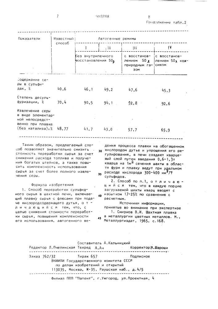 Способ переработки сульфидного сырья (патент 908888)