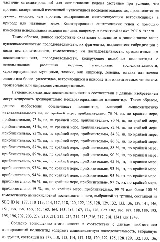 Изолированные полипептиды, кодирующие их полинуклеотиды, экспрессирующие их трансгенные растения и способы их использования (патент 2487166)