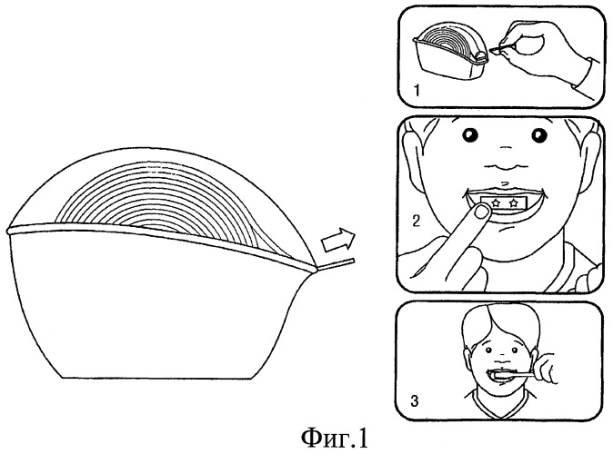 Лента для ухода за полостью рта и способ очистки полости рта млекопитающего с ее использованием (варианты) (патент 2455972)