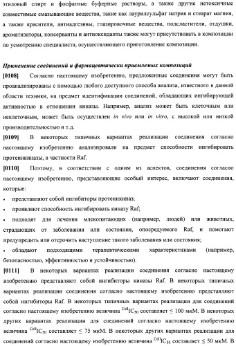 Соединения, подходящие для применения в качестве ингибиторов киназы raf (патент 2492166)