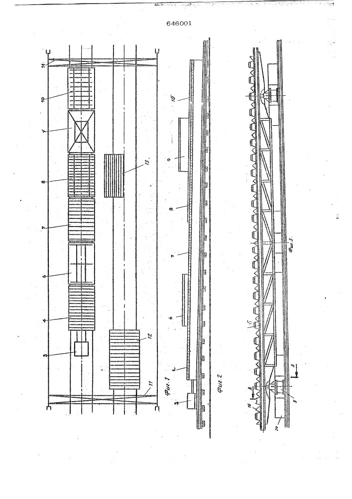 Звеносборочная линия для сборки звеньев железнодорожного пути (патент 646001)