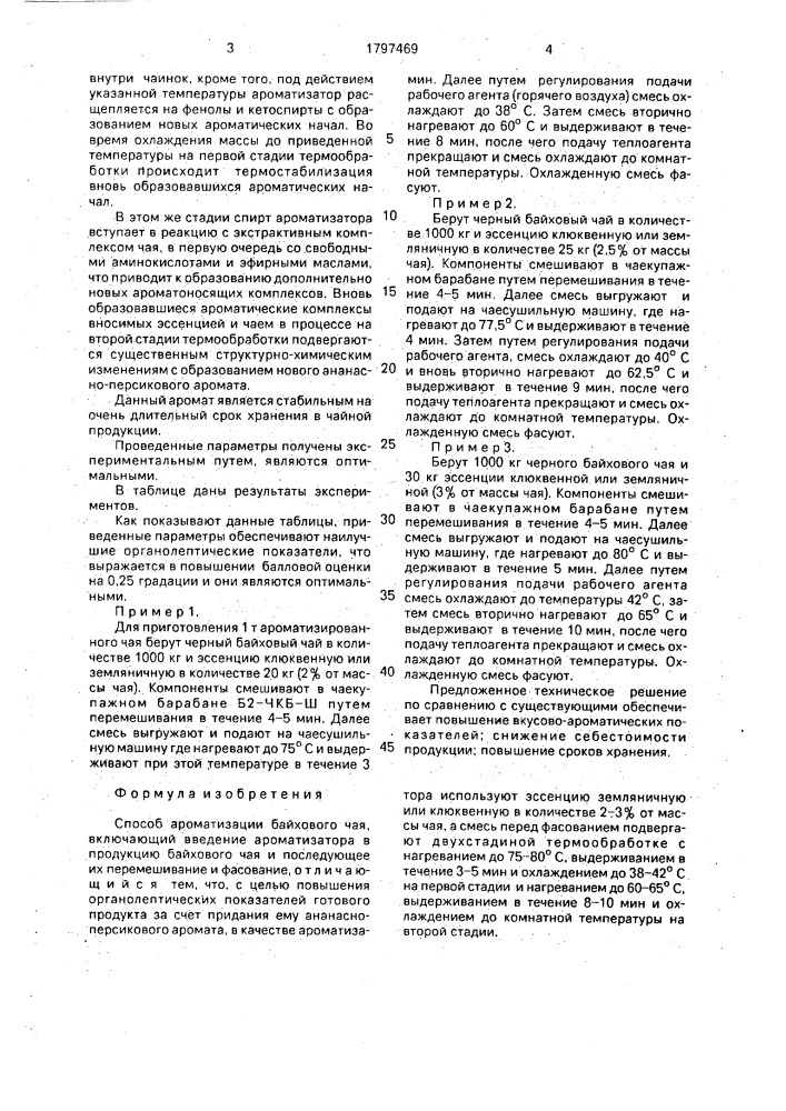 Способ ароматизации байхового чая (патент 1797469)