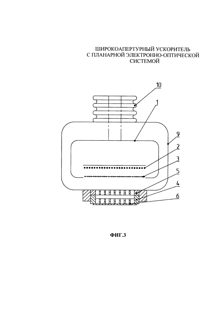 Широкоапертурный ускоритель с планарной электронно-оптической системой (патент 2648241)