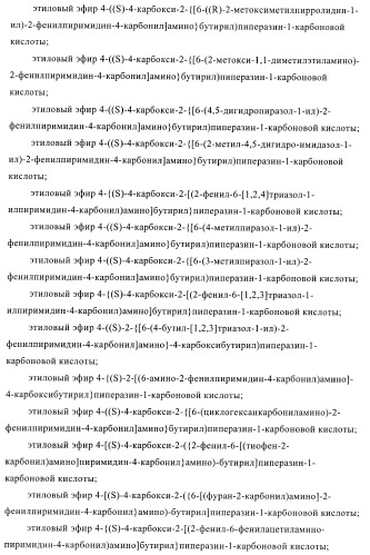 Производные пиримидина и их применение в качестве антагонистов рецептора p2y12 (патент 2410393)