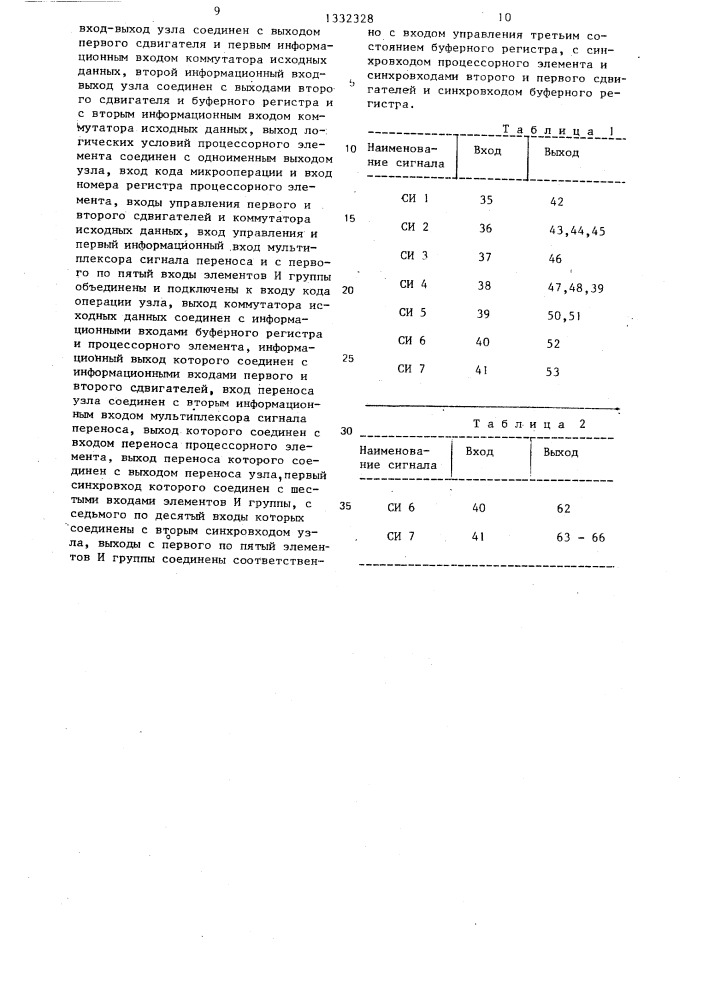 Процессор (патент 1332328)