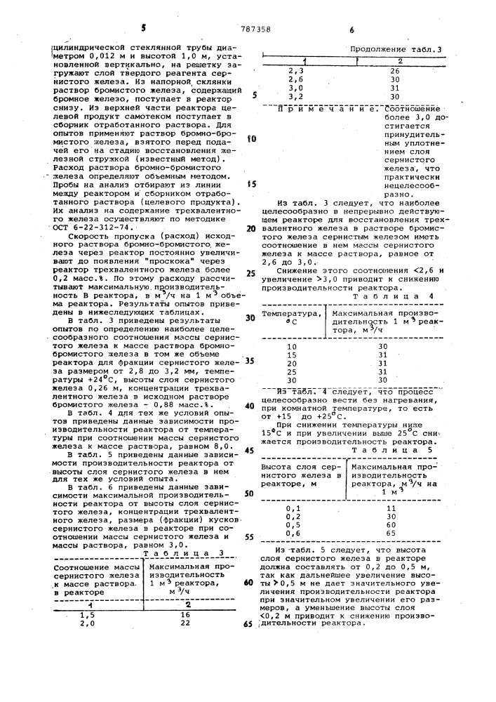 Способ получения раствора бромистого железа (патент 787358)