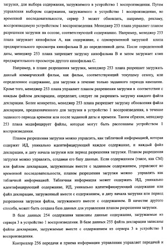 Устройство воспроизведения, способ воспроизведения, программа, носитель данных программы, система поставки данных, структура данных и способ изготовления носителя записи (патент 2414013)