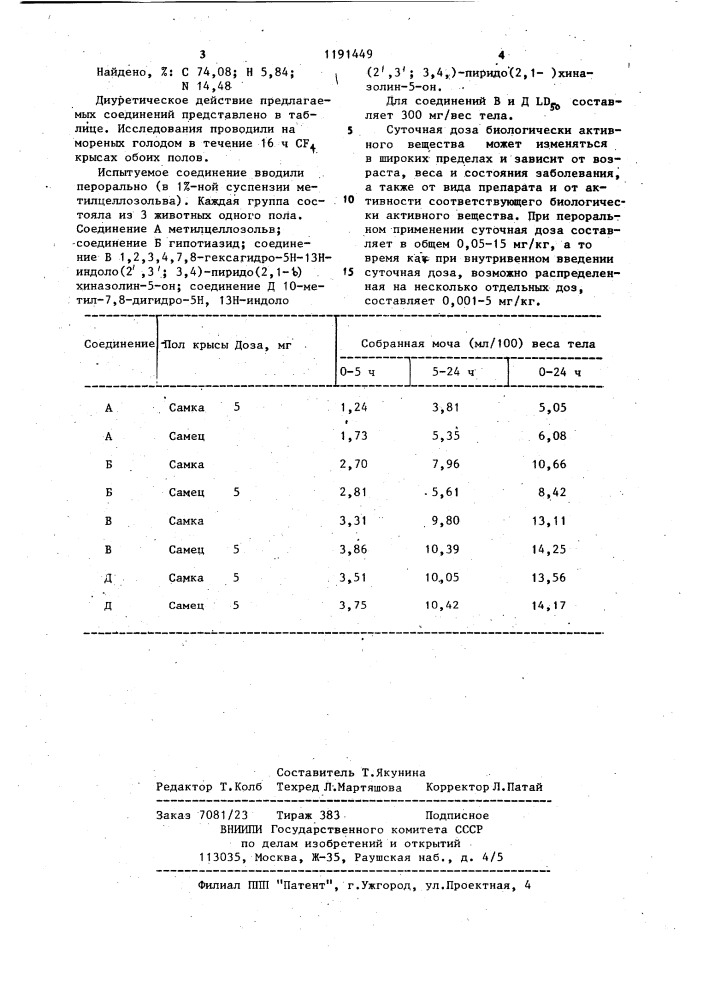 Производные 6-гидразоно-пиридо(2,1- @ )хиназолин- @ -она в качестве промежуточных продуктов в синтезе производных индоло(2,3:3,4)пиридо(2,1- @ )хиназолин-5-онов,обладающих диуретической активностью (патент 1191449)