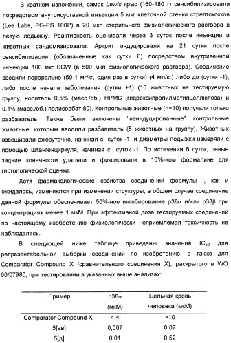 Производные амидов, несущие циклопропиламинокарбонильный заместитель, пригодные в качестве ингибиторов цитокинов (патент 2382028)