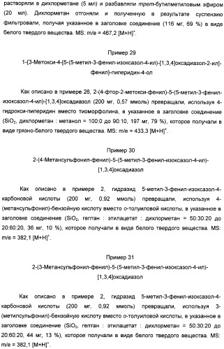 Производные арил-изоксазоло-4-ил-оксадиазола (патент 2426731)