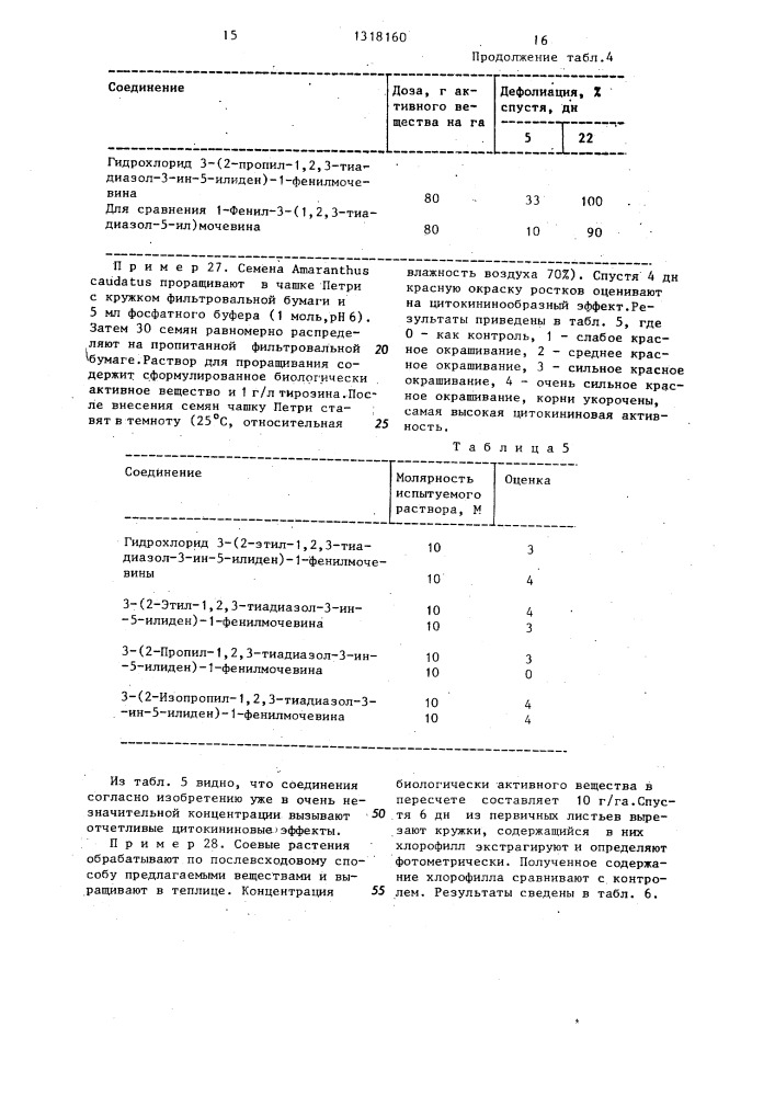 Способ получения производных 1,2,3-тиадиазол-3-ин-5- илиденмочевины или их кислотно-аддитивных солей с соляной кислотой (патент 1318160)