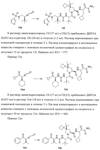 Ингибиторы hcv/вич и их применение (патент 2448976)