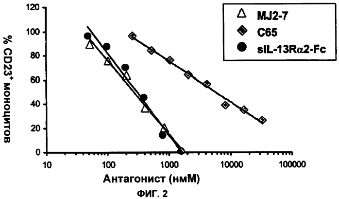 Il-13 связывающие агенты (патент 2434881)
