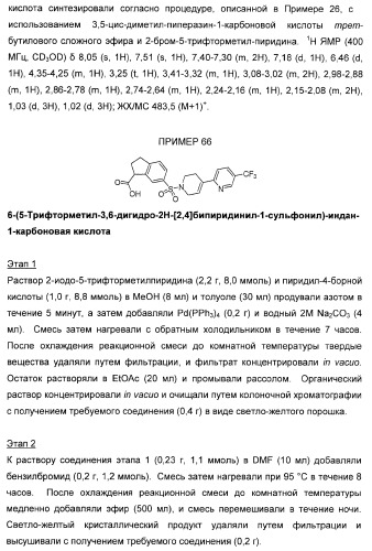 Сульфонил-замещенные бициклические соединения в качестве модуляторов ppar (патент 2384576)