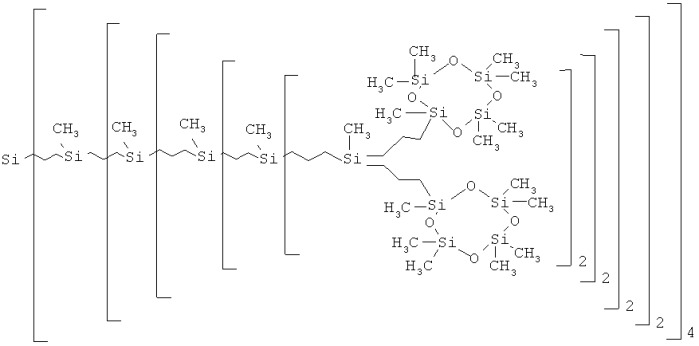 Карбосилан-силоксановые дендримеры (патент 2422473)