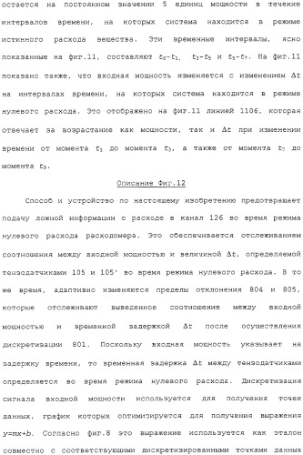 Способ и устройство для коррекции выходной информации в устройстве измерения расхода (патент 2320966)