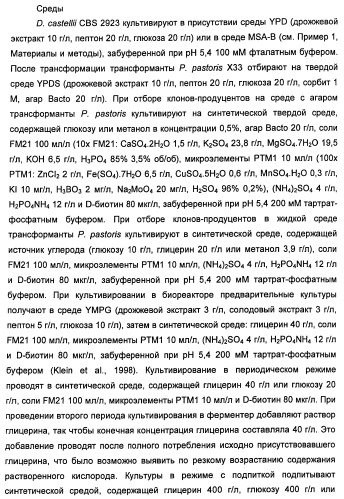 Фитаза debaryomyces castellii (патент 2421519)