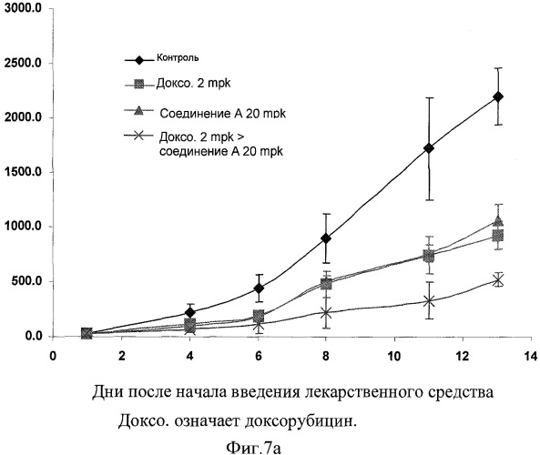 Синергическая фармацевтическая комбинация для лечения рака (патент 2438664)