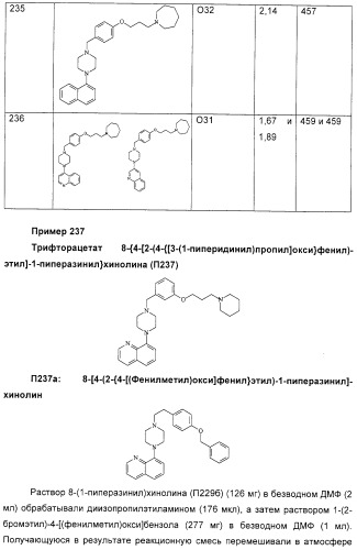 Замещенные пиперазины, (1,4)-диазепины и 2,5-диазабицикло[2.2.1]гептаны в качестве н1-и/или н3-антагонистов гистамина или обратных н3-антагонистов гистамина (патент 2328494)