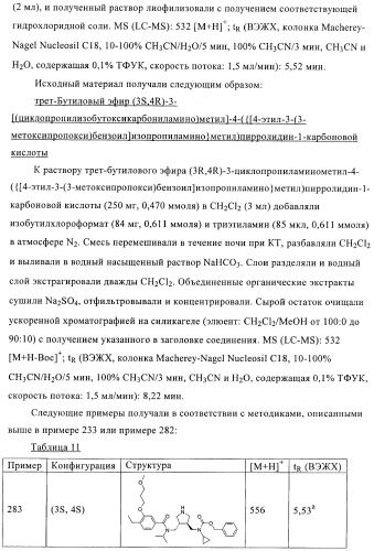 3,4-замещенные производные пирролидина для лечения гипертензии (патент 2419606)