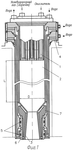 Устройство высокопроизводительного генератора синтез-газа модульного типа (патент 2266778)