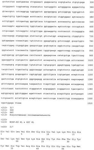 Psma×cd3 биспецифическое одноцепочечное антитело с межвидовой специфичностью (патент 2559531)