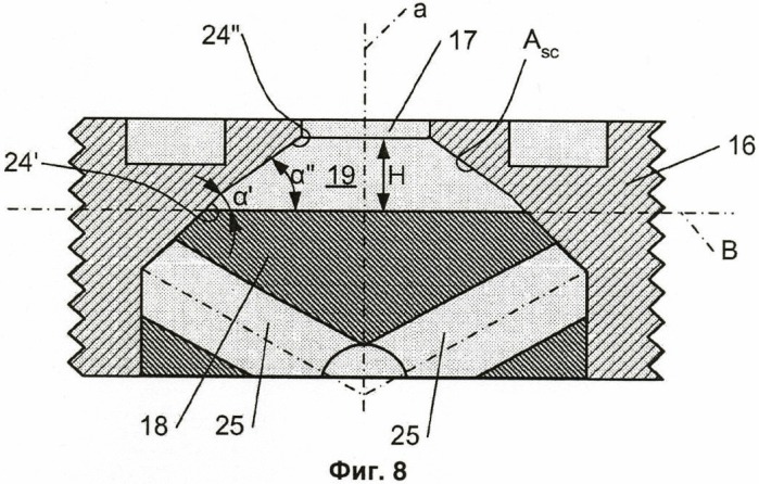 Нагнетательная вихревая форсунка для распыления отверждаемой композиции на поверхность (варианты) и способ получения полимерного слоя на поверхности с ее использованием (патент 2426601)