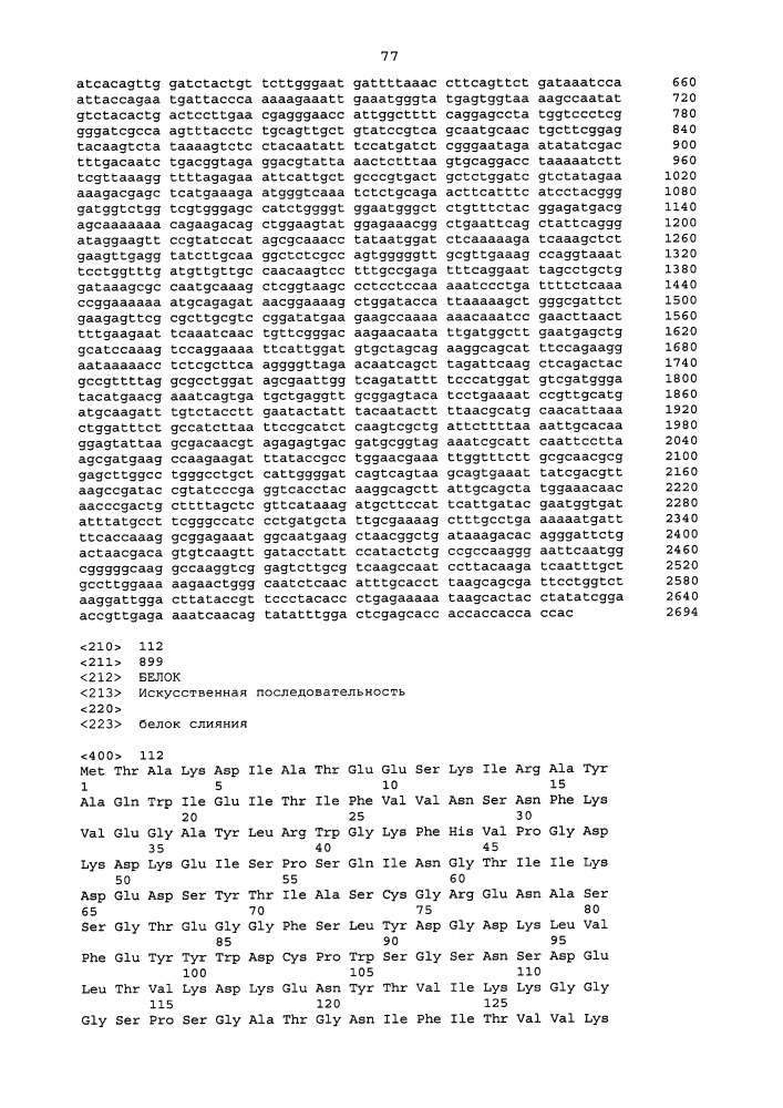 Новые инсектицидные белки и способы их применения (патент 2666914)