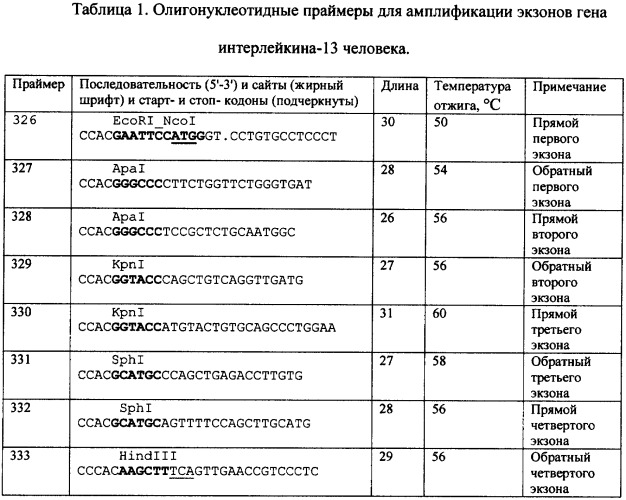 Рекомбинантная плазмидная днк ptrctren-il-13, кодирующая полипептид со свойствами интерлейкина-13 человека, и штамм бактерий escherichia coli bl21(дез)/ptrctren-il13-продуцент полипептида со свойствами интерлейкина-13 человека (патент 2333960)