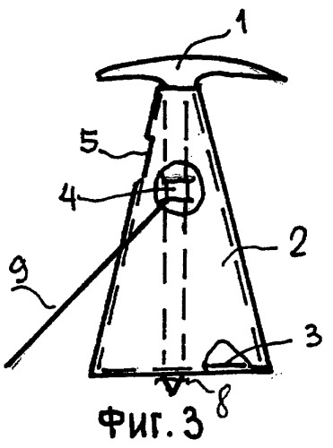 Ледоруб как точка закрепления на снежном склоне (патент 2396997)